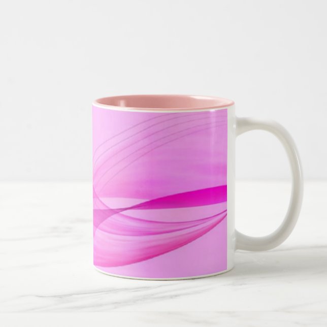 Caneca De Café Em Dois Tons Lady Mug Rosa (Direita)