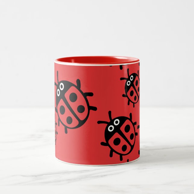 Caneca De Café Em Dois Tons ladybird E Ladybug (Centro)