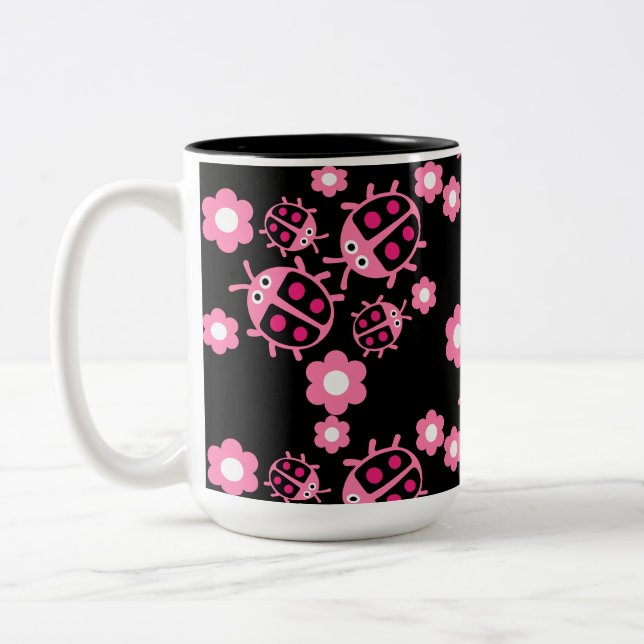 Caneca De Café Em Dois Tons Ladybird E Ladybug (Esquerda)
