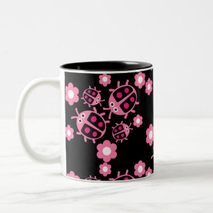 Caneca De Café Em Dois Tons Ladybird E Ladybug