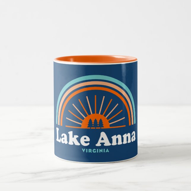 Caneca De Café Em Dois Tons Lago Anna Virginia Rainbow (Centro)