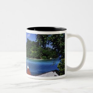 Caneca De Café Em Dois Tons Lago Azul, Port Antonio, Jamaica