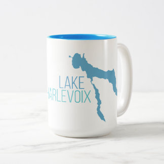 Caneca De Café Em Dois Tons Lago Charlevoix
