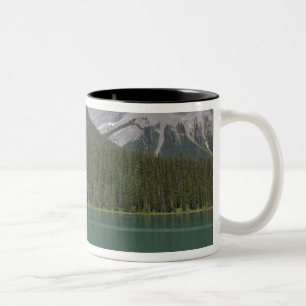 Caneca De Café Em Dois Tons Lago Esmeralda, Rochosas Canadenses, Britân