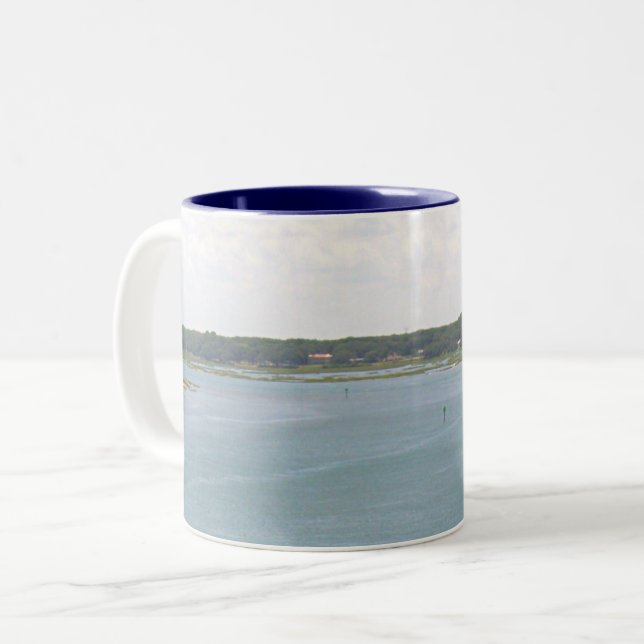 Caneca De Café Em Dois Tons Lago Florida (Frente Esquerda)