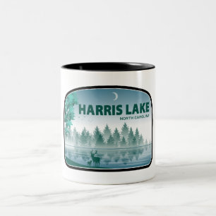 Caneca De Café Em Dois Tons Lago Harris Carolina do Norte Veado