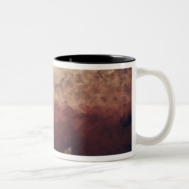 Caneca De Café Em Dois Tons Lago Leman com ajuste Sun, c.1876 (Direita)