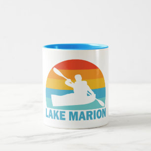 Caneca De Café Em Dois Tons Lago Marion South Carolina Kayak