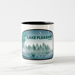 Caneca De Café Em Dois Tons Lago Pleasant Arizona Deer