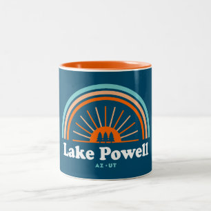Caneca De Café Em Dois Tons Lago Powell Arizona Utah Rainbow