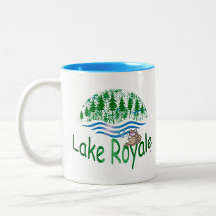 Caneca De Café Em Dois Tons Lago Royale