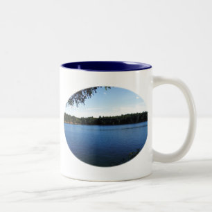 Caneca De Café Em Dois Tons Lagoa de Walden