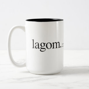 Caneca De Café Em Dois Tons Lagom Wiki