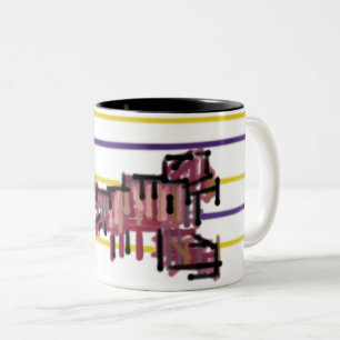 Caneca De Café Em Dois Tons Lagosta alegria de verão