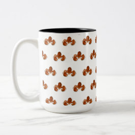 Caneca De Café Em Dois Tons Lagosta Marítima