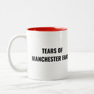Caneca De Café Em Dois Tons Lágrimas de Man U Mug Liverpool FC YNWA