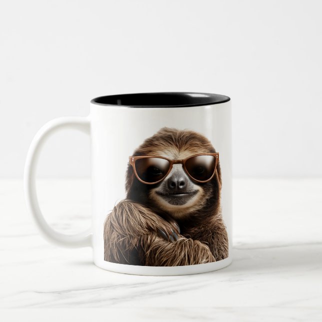 Caneca De Café Em Dois Tons Lama Refrigerada (Esquerda)