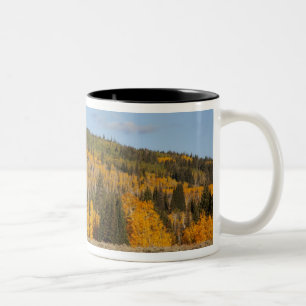 Caneca De Café Em Dois Tons Lambert Hollow, árvores de aspen
