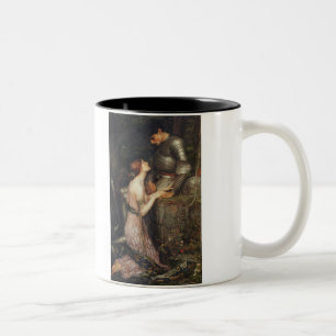Caneca De Café Em Dois Tons Lamia e o soldado - John William Waterhouse
