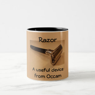 Caneca De Café Em Dois Tons Lâmina: um dispositivo útil de Occam