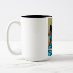 Caneca De Café Em Dois Tons Lâmpadas