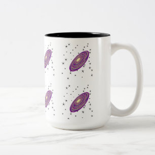 Caneca De Café Em Dois Tons Lâmpadas e Copas