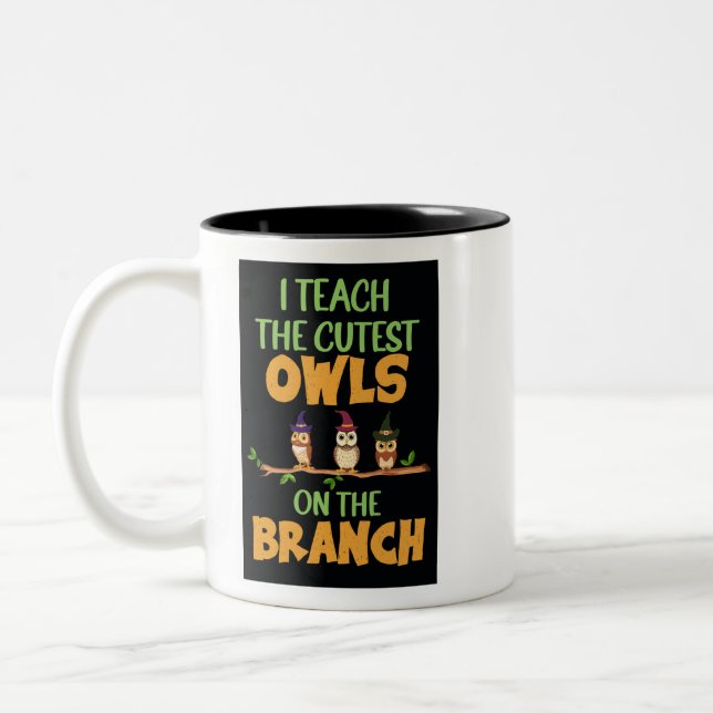 Caneca De Café Em Dois Tons Lâmpadas e copos (Esquerda)