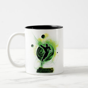 Caneca De Café Em Dois Tons Lanterna Verde - EO