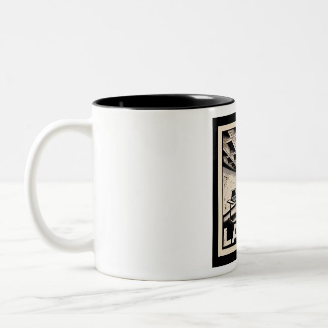 Caneca De Café Em Dois Tons Lapnap: Servidor de Música Oculto (Esquerda)