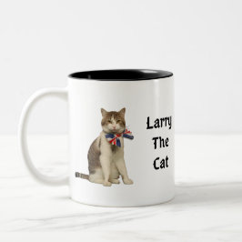 Caneca De Café Em Dois Tons Larry The Cat (UK)