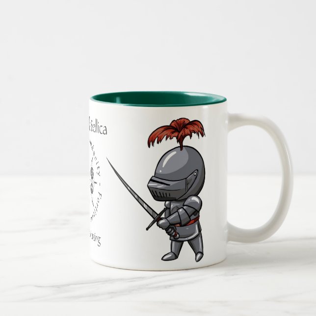 Caneca De Café Em Dois Tons L'Arte Della Bellica Mug (Direita)