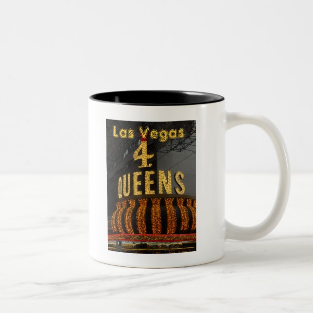 Caneca De Café Em Dois Tons Las Vegas 4 Queens (Direita)