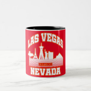 Caneca De Café Em Dois Tons Las Vegas, Nevada
