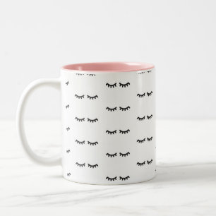 Caneca De Café Em Dois Tons Lashes Mug