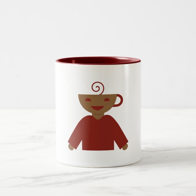 Caneca De Café Em Dois Tons Latty Mug (Centro)