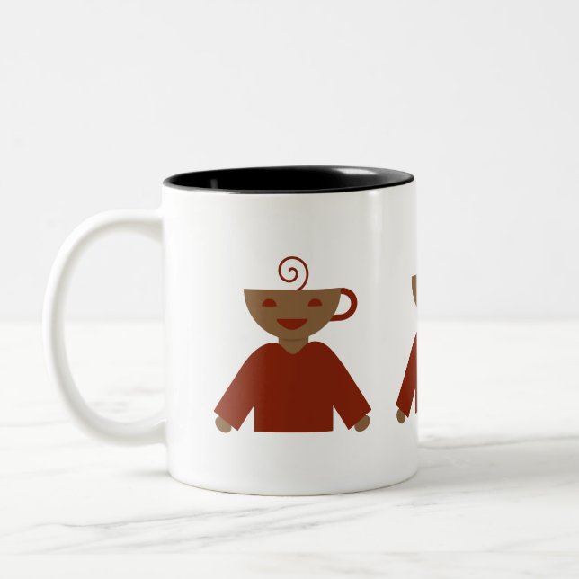 Caneca De Café Em Dois Tons Latty Mug (Esquerda)