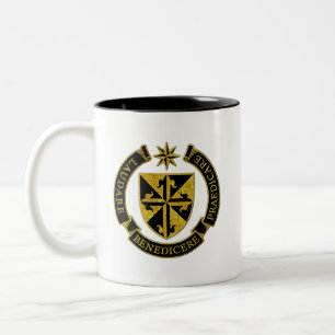 Caneca De Café Em Dois Tons Laudare, benedicere, praedicare