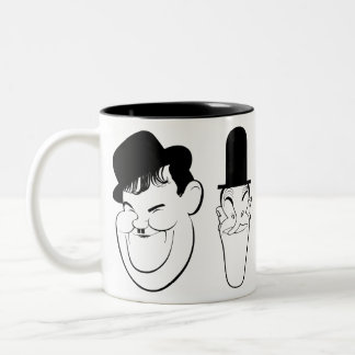 Caneca De Café Em Dois Tons laurel and hardy