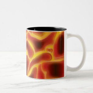 Caneca De Café Em Dois Tons Lava Magma