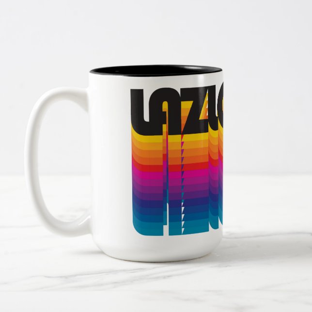 Caneca De Café Em Dois Tons Lazlo Bane Rainbow Mug (Esquerda)