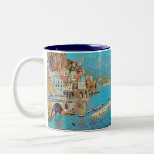 Caneca De Café Em Dois Tons ldp ATRANI.- Costa Amalfi -