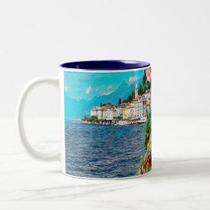 Caneca De Café Em Dois Tons ldp BELLAGIO - Lago Como -
