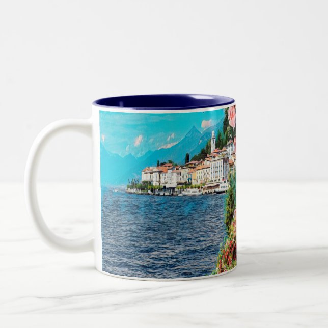 Caneca De Café Em Dois Tons ldp BELLAGIO - Lago Como - (Esquerda)