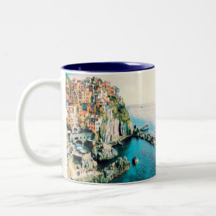 Caneca De Café Em Dois Tons ldp Cinque Terre - Manarola
