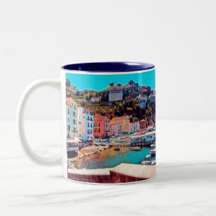 Caneca De Café Em Dois Tons ldp SORRENTO - panorama - praia -