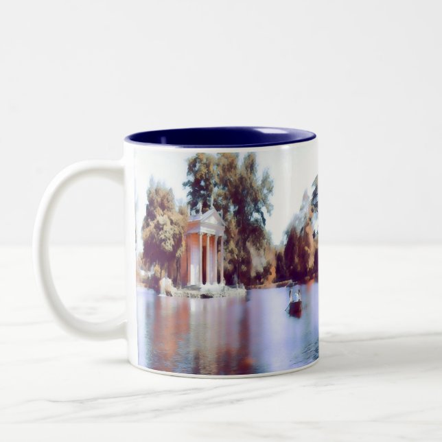 Caneca De Café Em Dois Tons ldp VILLA BORGHESE GARDENS - Roma - (Esquerda)