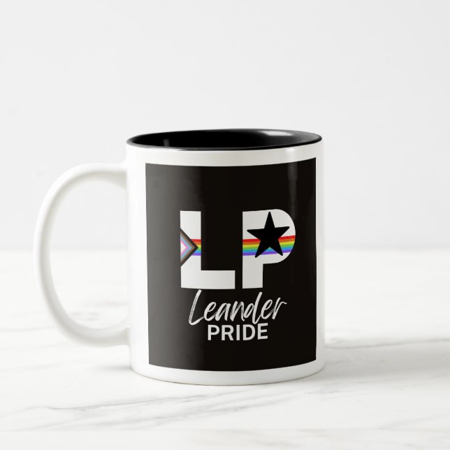 Caneca De Café Em Dois Tons Leander PRIDE Merch! (Esquerda)