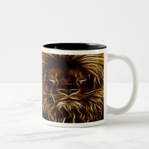 Caneca De Café Em Dois Tons Leão da luz