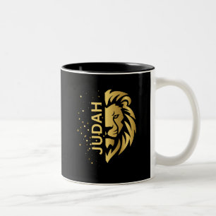 Caneca De Café Em Dois Tons Leão de Judah