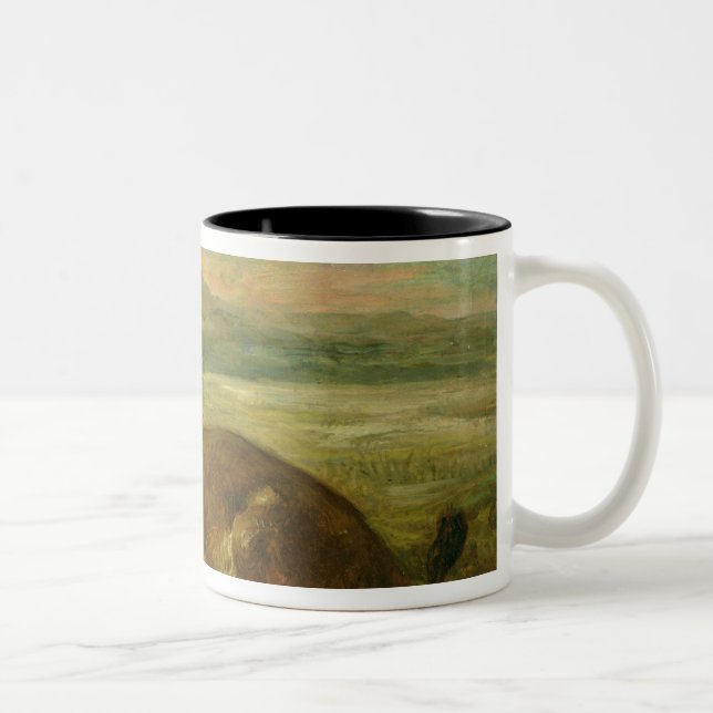 Caneca De Café Em Dois Tons Leão e jacaré, 1863 (Direita)